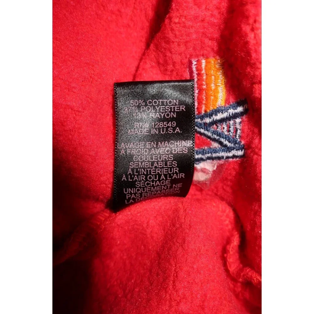 Aviator Nation Red & White Lightning Bolt Crewneck Sweatshirt Men's Size Large - Picture 4 of 11